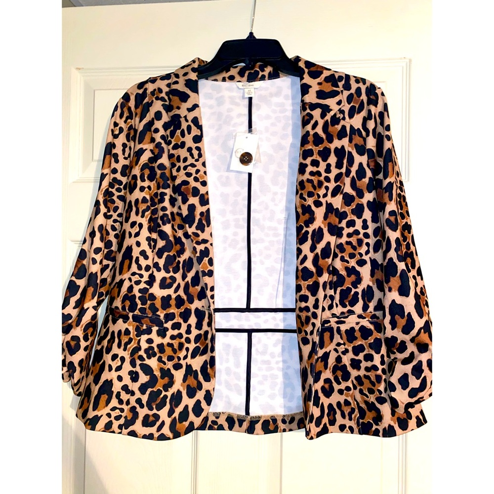 Cheetah Print Blazer